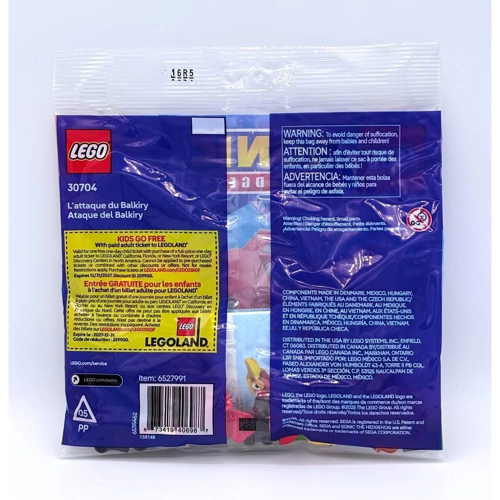 LEGO Sonic Monkie Kid 40628 Rocket Bird Building Set with Minifigure New Sealed‎